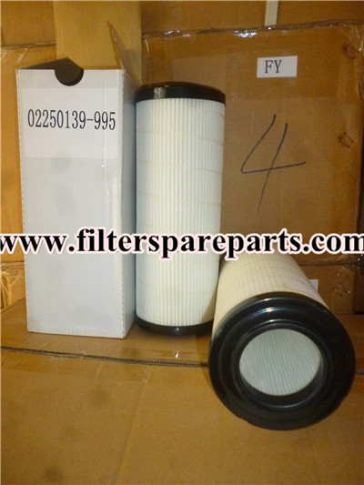 02250139-995 Sullair compressed air filter - Click Image to Close